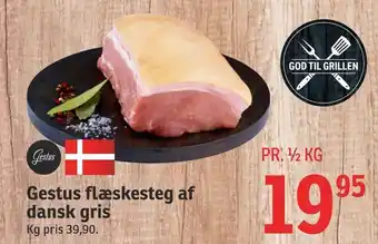 SPAR Gestus flæskesteg af dansk gris tilbud