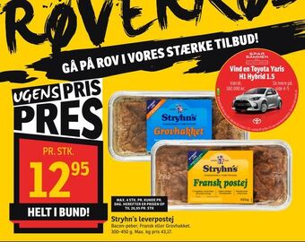 SPAR Stryhn's leverpostej tilbud