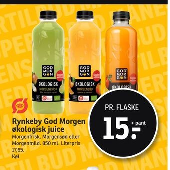 SPAR Rynkeby God Morgen økologisk juice tilbud