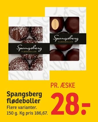 SPAR Spangsberg flødeboller tilbud