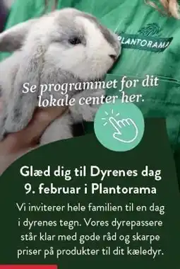 Plantorama Dyrenes dag tilbud