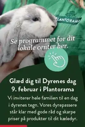 Plantorama Dyrenes dag tilbud