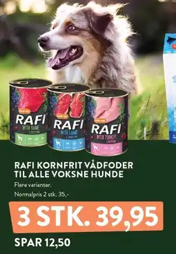 Plantorama REFI KORNFRIT VÅDFODER TIL ALLE VOKSNE HUNDE tilbud