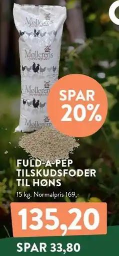 Plantorama FULD-A-PEP TILSKUDSFODER TIL HØNS tilbud