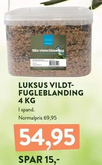 Plantorama LUKSUS VILDTFUGLEBLANDING tilbud