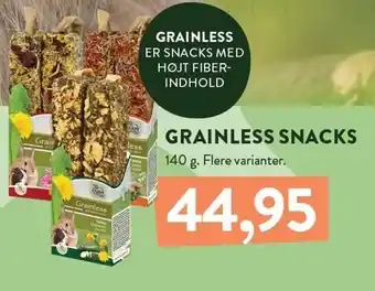 Plantorama GRAINLESS SNACKS tilbud