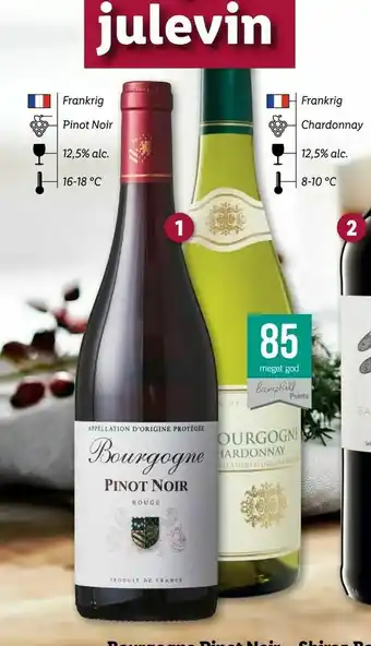 Bourgogne Pinot Noir eller Chardonnay