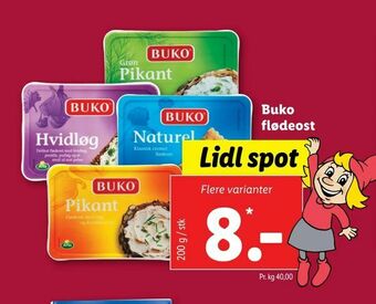 Buko flødeost