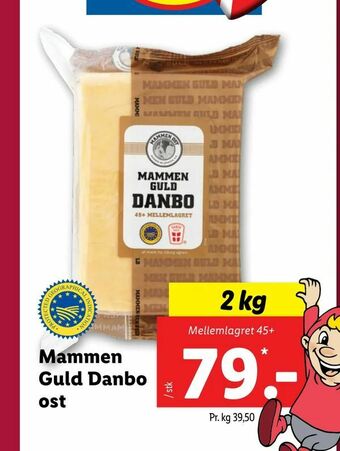 Let-Køb Mammen Guld Danbo ost tilbud