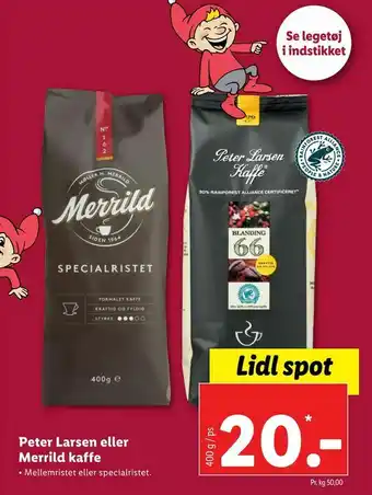 Peter Larsen eller Merrild kaffe