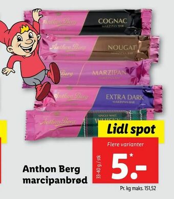 Anthon Berg marcipanbrød