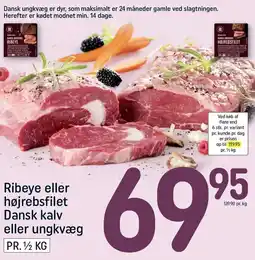 REMA 1000 Ribeye eller højrebsfilet tilbud