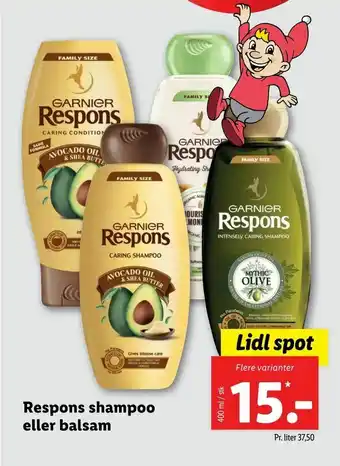 Respons shampoo eller balsam