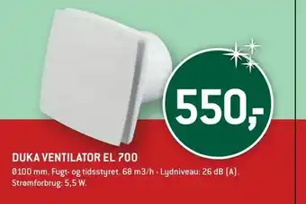 Duka ventilator el 700