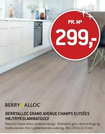 Berryalloc grand avenue champs elysées højtrykslaminatgulv