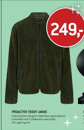 XL-BYG Proactive teddy jakke tilbud