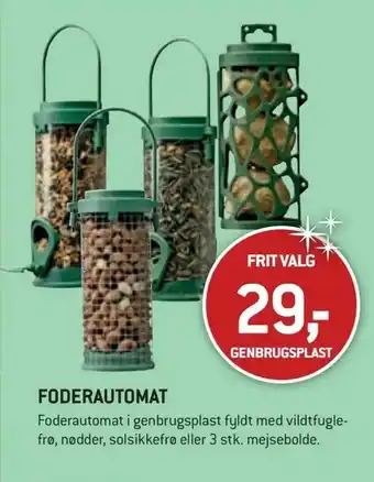 XL-BYG Foderautomat tilbud