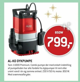 XL-BYG AL-KO DYKPUMPE tilbud