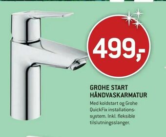 XL-BYG Grohe start håndvaskarmatur tilbud