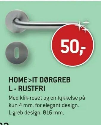 Home>it dørgreb l - rustfri