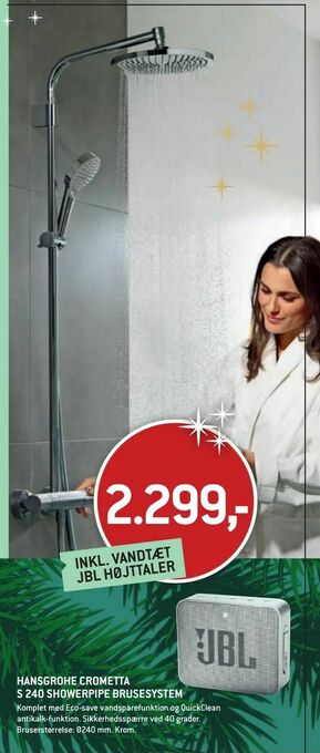 Hansgrohe crometta s 240 showerpipe brusesystem