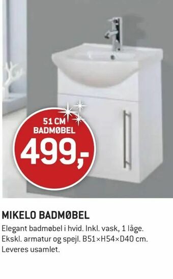 XL-BYG Mikelo badmøbel tilbud
