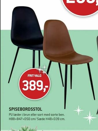 Spisebordsstol
