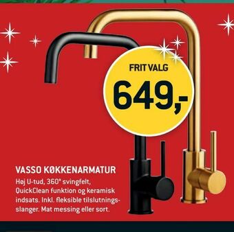 XL-BYG Vasso køkkenarmatur tilbud