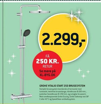 Grohe vitalio start 250 brusesystem