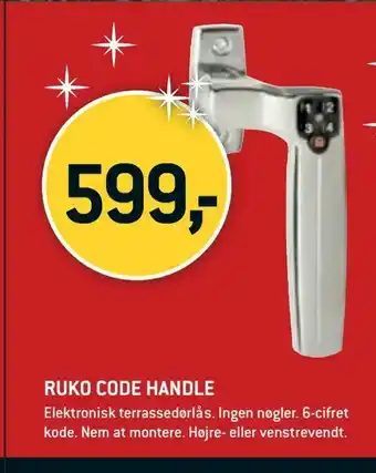 XL-BYG Ruko code handle tilbud
