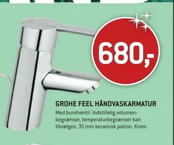 Grohe feel håndvaskarmatur