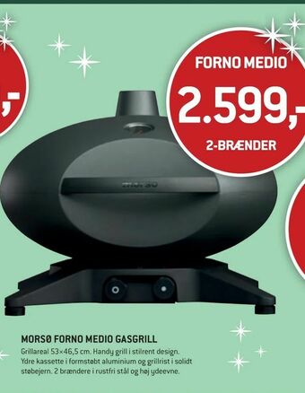 XL-BYG Morsø forno medio gasgrill tilbud