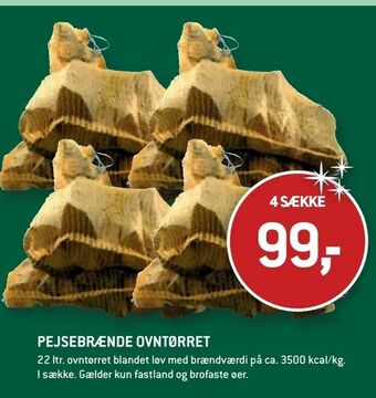 Pejsebrænde ovntørret