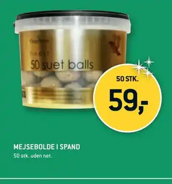 Mejsebolde i spand