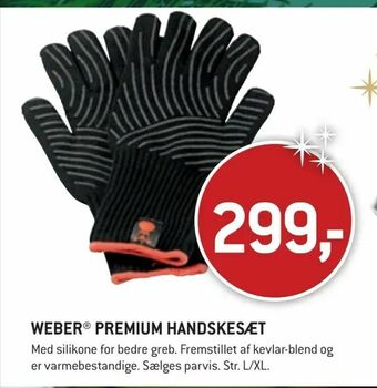 XL-BYG Weber® premium handskesæt tilbud