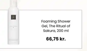 Salling Foaming Shower Gel, The Ritual of Sakura tilbud