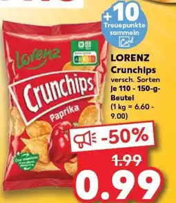 Kaufland DE Lorenz Crunchips tilbud
