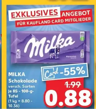 Kaufland MILKA Schokolade tilbud