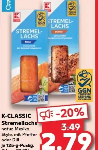 Kaufland K-CLASSIC Stremellachs tilbud