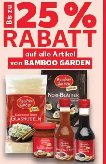 Kaufland Auf alle artikel von bamboo garden tilbud