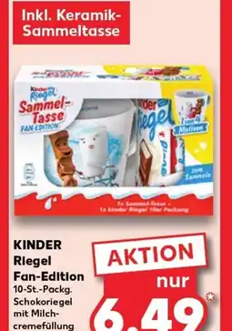 Kaufland KINDER Riegel Fan-Edition tilbud