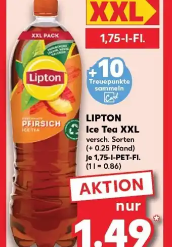 Kaufland LIPTON Ice Tea XXL tilbud