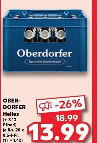 Kaufland OBER- DORFER Helles tilbud