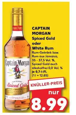 Kaufland CAPTAIN MORGAN Spiced Gold oder tilbud