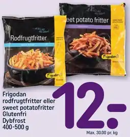 REMA 1000 Frigodan rodfrugtfritter eller sweet potatofritter tilbud