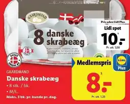 Lidl GAARDMAND Danske skrabeæg tilbud