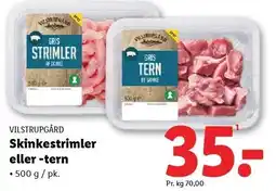 Lidl VILSTRUPSGÅRD Skinkestrimler eller -tern tilbud