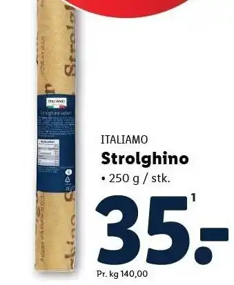 Lidl ITALIAMO Strolghino tilbud