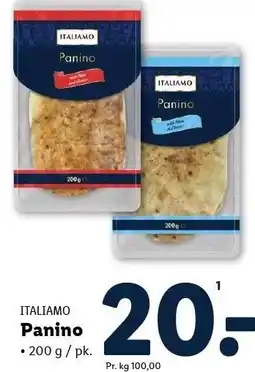 Lidl ITALIAMO Panino tilbud