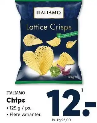 Lidl ITALIAMO Chips tilbud